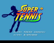 une photo d'Ã©cran de Super Tennis sur Nintendo Super Nes